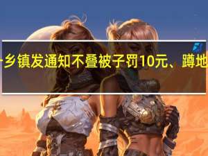 四川一乡镇发通知不叠被子罚10元、蹲地用餐罚20元？当地作出回应 到底什么情况嘞