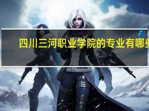 四川三河职业学院的专业有哪些