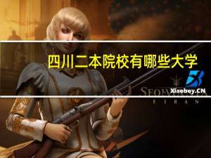 四川二本院校有哪些大学