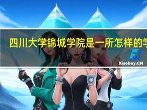 四川大学锦城学院是一所怎样的学院