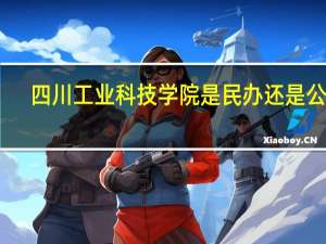四川工业科技学院是民办还是公办