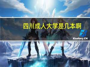 四川成人大学是几本啊