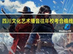 四川文化艺术 播音 往年校考合格线多少