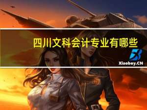 四川文科会计专业有哪些