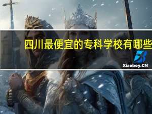 四川最便宜的专科学校有哪些