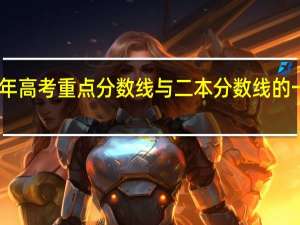 四川省历年高考重点分数线与二本分数线的一般分差是多少
