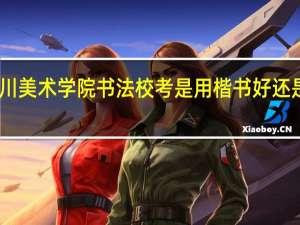 四川美术学院书法校考是用楷书好还是篆书好
