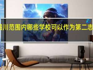 四川范围内哪些学校可以作为第二志愿填报