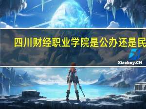 四川财经职业学院是公办还是民办