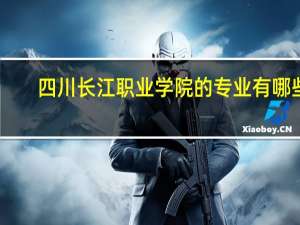 四川长江职业学院的专业有哪些
