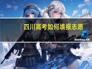 四川高考如何填报志愿