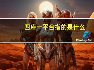 四库一平台指的是什么