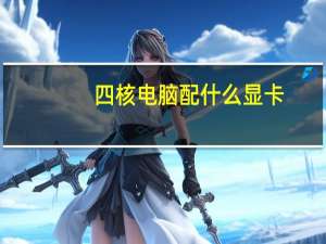 四核电脑配什么显卡（4核电脑配置）