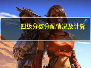 四级分数分配情况及计算