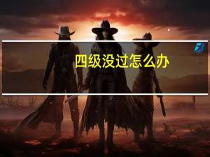 四级没过怎么办