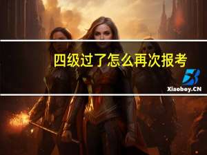 四级过了怎么再次报考