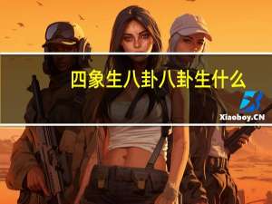 四象生八卦八卦生什么（四象生八卦）
