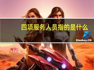 四项服务人员指的是什么