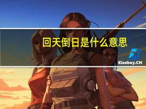回天倒日是什么意思