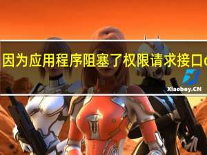 因为应用程序阻塞了权限请求接口oppo