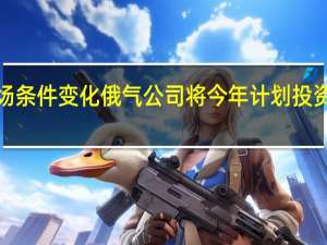 因市场条件变化俄气公司将今年计划投资额下调至1.97万亿卢布