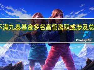 因股东方对现任管理层不满九泰基金多名高管离职或涉及总经理严军、董事长王彦斌等人（券商中国）