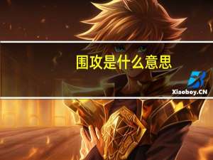 围攻是什么意思