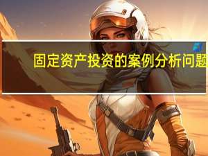 固定资产投资的案例分析问题