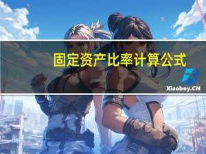 固定资产比率计算公式