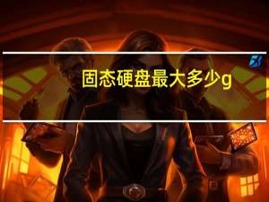固态硬盘最大多少g