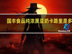国丰 食品 纯浓黑豆奶卡路里是多少