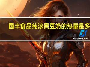 国丰 食品 纯浓黑豆奶的热量是多少