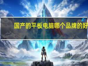 国产的平板电脑哪个品牌的好（国产平板电脑哪个牌子质量好）