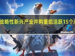 国企战略性新兴产业并购重组活跃 15个产业成重点