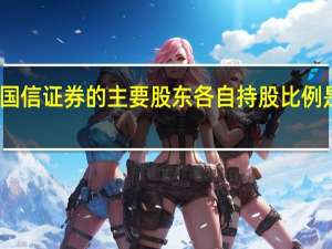 国信证券的主要股东各自持股比例是多少