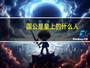国公是皇上的什么人