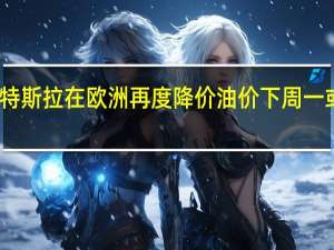 国内也快了特斯拉在欧洲再度降价 油价下周一或迎今年最大涨幅