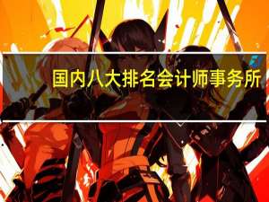 国内八大排名会计师事务所