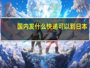 国内发什么快递可以到日本