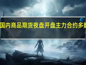 国内商品期货夜盘开盘 主力合约多数上涨