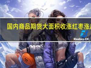 国内商品期货大面积收涨 红枣涨超6%