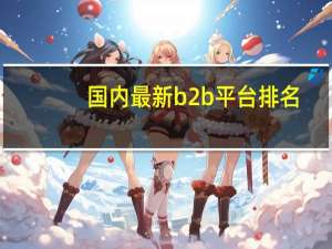 国内最新b2b平台排名