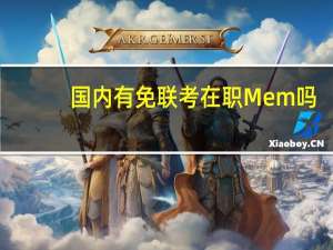 国内有免联考在职Mem吗