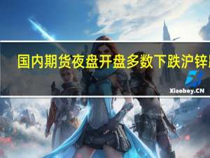 国内期货夜盘开盘多数下跌沪锌跌1.1%沪镍跌1.1%沪锡跌2.14%螺纹跌0.19%焦煤跌1.22%玻璃涨0.83%原油跌0.26%