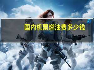 国内机票燃油费多少钱