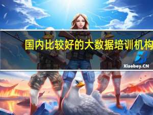 国内比较好的大数据培训机构
