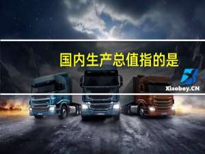 国内生产总值指的是（国内生产总值的含义是什么）
