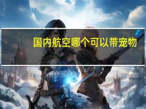 国内航空哪个可以带宠物