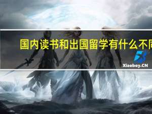 国内读书和出国留学有什么不同