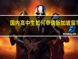 国内高中生如何申请新加坡留学